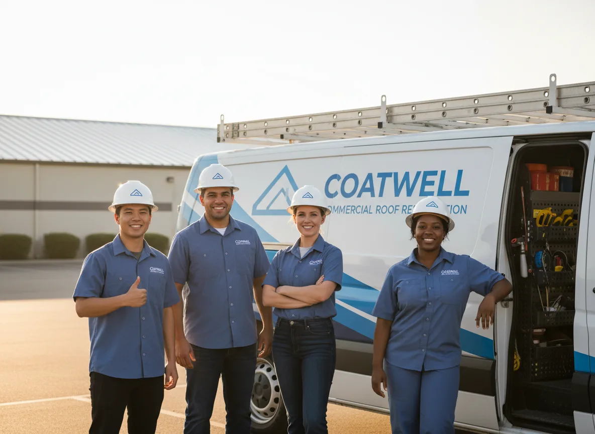 Commercial roof coating company in Hessel, MI